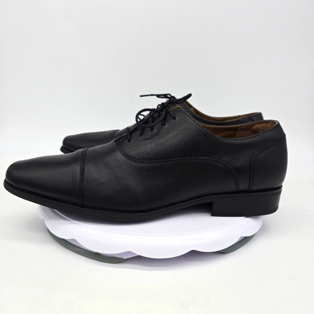 Florsheim Shoe Men's 11 D Postino Cap Toe Oxfords Black
